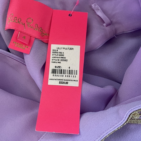 Last Chance on Lilly Pulitzer Jane Maxi Dress sz 4 - Picture 13 of 13